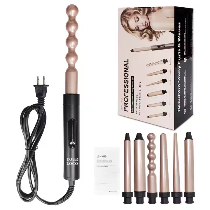 Juego de Rizador de Pelo 6 en 1